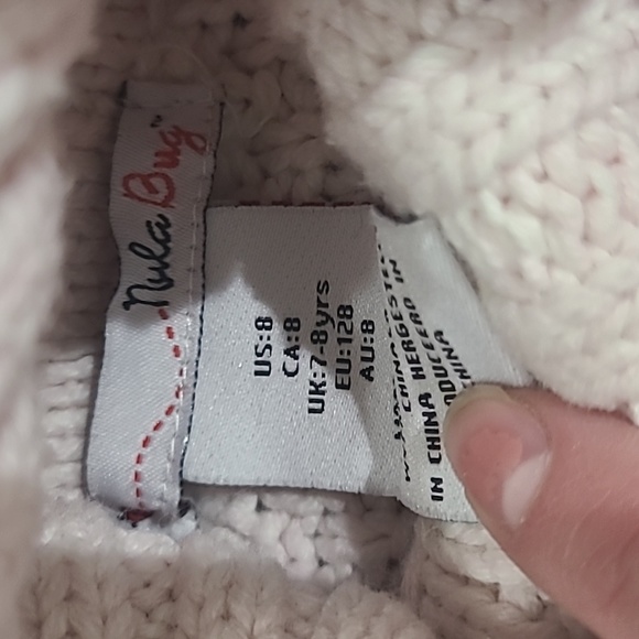 Girls pink poncho - Picture 2 of 4